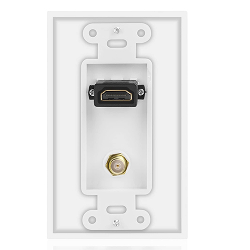 COAX HDMI နံရံပြား
